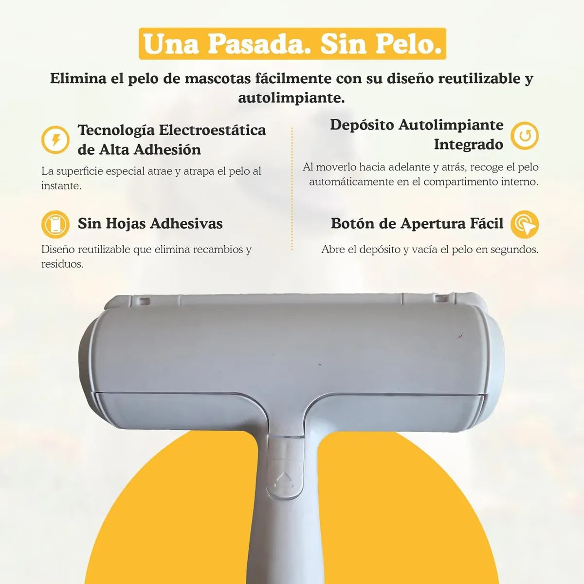 Clan Paws® HairFree - Rodillo Quitapelos Reutilizable
